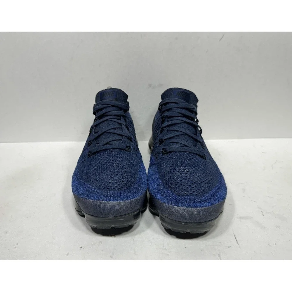 Nike Air VaporMax Flyknit Shoes Mens Size 9 Midnight College Navy 849558-400